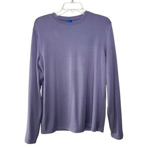 Kit and Ace Long Sleeve Shirt Size Small Grey Periwinkle